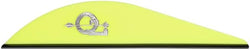 Q2i 3-D Griff-X 3" Archery Vanes - High-Performance, Lightweight, All-Weather Arrow Fletching with Tri-Fusion Adhesion Technology | Yellow | Feather Fletching, Fletching Vanes