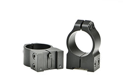 Warne 4007476 1" Tikka Permanently Attached - Medium Matte Rings
