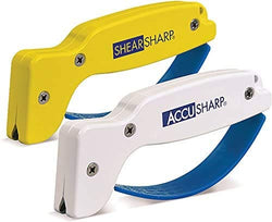 AccuSharp Knife Sharpener and ShearSharp Scissor Sharpener Combo Pack (012C), Knives and Tools Sharpening, Machetes, Kitchen Shears, Axes, Double Edge Blades, Sharpeners