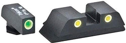 AmeriGlo Yellow TRITIUM 3 DOT Sight Set