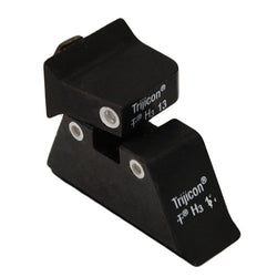 Trijicon GL201-C-600649 Bright & Tough Night Sight Suppressor Set, Glock 17-39 Models, White Front/ White Rear with Green Lamps