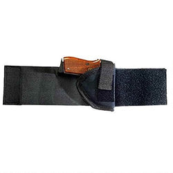 Bulldog Cases Right Hand Black Ankle Holster Fits Most Sub Compact Auto's with 2-3-Inch Barrels (Glock 42-43, Ruger LC9), One Size (Wank 20R)