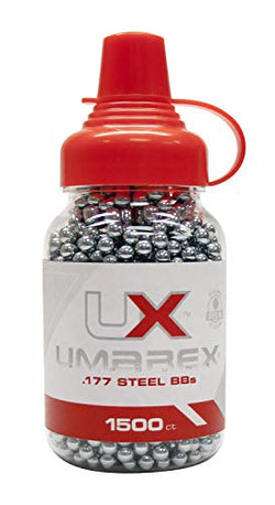 Umarex Precision .177 Caliber BB Gun BBs (1500 Count), Black (2252549)