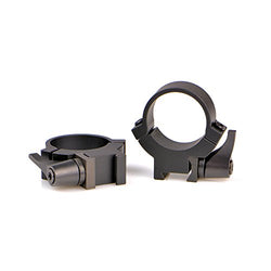 Warne Maxima 7.3/22 Rings for 1in. QD .22, Medium - Matte Black 721LM