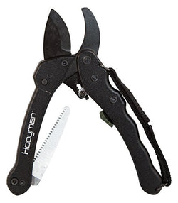 Hooyman Ratchet Pruner w/Detachable hand saw