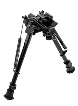 TRUGLO TAC-POD Adjustable Folding Tactical Bipod, Pivoting Base, Tall Height