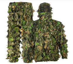 Leafy Suit - Hunting Gear Suit for Men, Camo Breathable Jacket, Hunting Accessories, Mossy Oak Country DNA Pattern