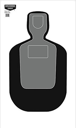 Birchwood Casey Eze-Scorer 24" x 42" TQ-19 Silhouette Paper Target - 100 Sheet Pack