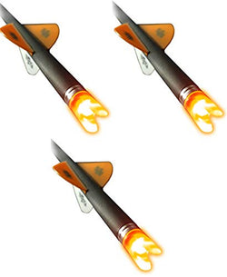 Ravin R135 Lighted Replacement Nocks With Lumenok Technology For Use Exclusively On Ravin Branded Crossbow Bolts, Orange, Package of 3