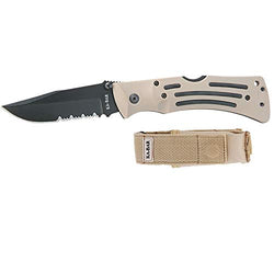 Ka-Bar MULE Lockback Partially Serr KA3053