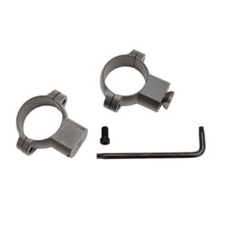 STD Scope Rings, 1-in Medium Silver