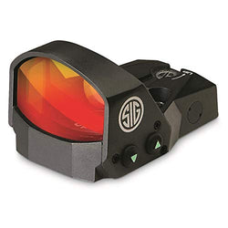 Sig Sauer Romeo 1 Mini Reflex 1x22 3 MOA Red Dot 1.0 MOA M1913 Gun Scope, Black, One Size (SOR11001)