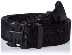 Uncle Mike's Kodra Hook and Loop Lining Ultra Duty Belt with Nylon Web (Large, Black)