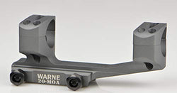 Warne Scope Mounts 20MOA Extended Skeletonized 1" MSR Mount, Black