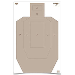 Birchwood Casey Eze-Scorer Target, IPSC Practice Paper, 23X35, 100 Targets 37025, UPC : 029057370256