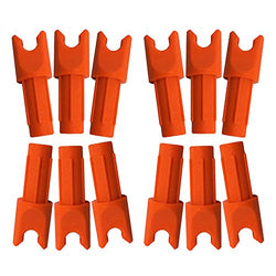 Ravin R136 Replacement Nocks For Use Exclusively With Ravin Branded Crossbow Bolts, Orange, Package of 12