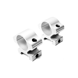 Leupold Rifleman Detachable 1in Rings, Medium Height, Silver Finish