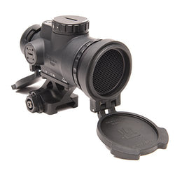Trijicon MRO-C-2200019 1x25mm Patrol Riflescope with Miniature Rifle Optic (Mro), 2.0 MOA Adjustable Red Dot Reticle with Full Co-Witness Quick Release Mount, Blk