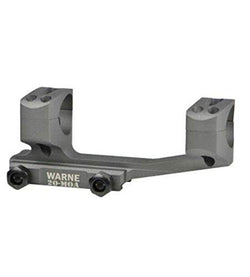 Warne Scope Mounts 20MOA Extended Skeletonized 30mm MSR Mount, Tactical Gray