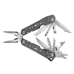 Gerber Gear Truss Multitool, Stainless and Grey with Multi-Position Sheath [30-001343, New
