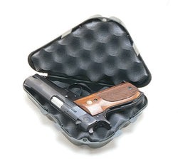 MTM Case-Gard 802C Compact Tapered Handgun Case-Pocket Pistol, Black