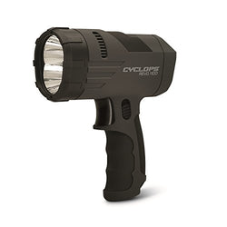 Revo Rechargeable Handheld Spotlight, 1100 Lumen, 2-Luxeon LED's, Black