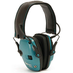 Howard Leight Impact Sport, Electronic Earmuff, Folding, Teal R-02521, UPC : 033552025214