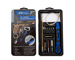 GUNMASTER Slim Line .22cal Pistol Cleaning Kit (15pc)