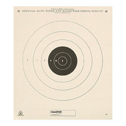 Champion NRA Paper GB-3 50-Feet Timed and Rapid Fire Target (Pack of 12)