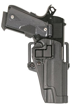 BlackHawk Serpa CQC Belt Loop and Paddle Holster For Ruger SR9 Right Hand Black - 410541BK-R