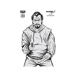 Birchwood Casey Eze-Scorer 12" x 18" BC Bad Guy Paper - 10 targets