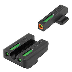 TRUGLO TFX Pro Tritium and Fiber Optic Xtreme Handgun Sights for FN Pistols, FNH FNP-40, FNX-40 and FNS-40, Black, One Size