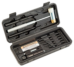 Wheeler Roll Pin Install Tool Kit with Trigger Install Tool, Firearm Punches, Brass/Polymer Hammer and Storage Case for Gunsmithing Maintenance