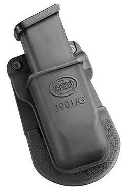 Fobus 3901G Standard Single Mag Pouch 9mm & .40 Double-Stack Single Magazine Pouch (fits Glock & H&K USP), Ambidextrous Paddle