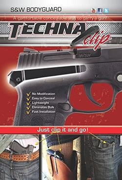 Techna Clip – Smith and Wesson Bodyguard .380 - Conceal Carry Belt Clip (Right-Side)