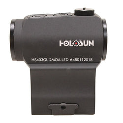 HOLOSUN Paralow Red Dot Sight 1x 2 MOA Dot Weaver-Style Low/Lower 1/3 Co-Witness Mounts