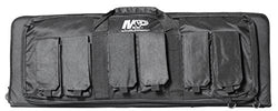 Smith & Wesson M&P Pro Tac Padded Rifle Case with Ballistic Fabric Construction and External Pockets for Shooting, Range, Storage and Transport