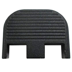 BASTION Replacement Back Plate for Glock 17-41 & 45 | Hard Coat Aluminum Back Butt Rear Cover Plate |Gen 1-5 | Does Not Fit Glock G42 G3 G43X G48 (Choose Color) (Black)
