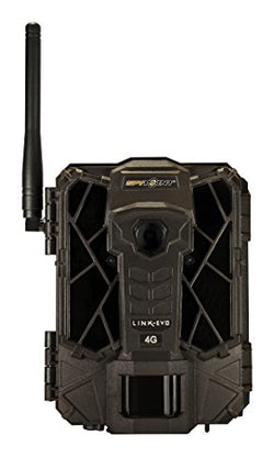 SPYPOINT Link-EVO Cellular Trail Camera, 4G/LTE, 12MP HD Video, High Power LEDs&Infrared Boost Tech, 0.3s Trigger Speed, 80' Detect&90' Flash, Easy Setup ((1) LINK-EVO)