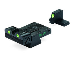 Meprolight Heckler & Koch Tru-Dot Night Sight for USP full size .40 and .45 caliber, Tactical & Expert. Adjustable set with green rear and front sight