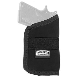 Uncle Mike's Off-Duty and Concealment Nylon OT Inside-The-Pocket Holster (Size 2, Black)
