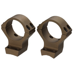 Browning 12535 x-Boltx 40mm Rings, 30mm Intermediate, Burnt Bronze Cerakote