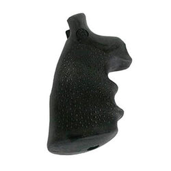 Hogue Rubber Grip S&W N Round Butt Conversion Style Rubber Monogrip, Black - 25002