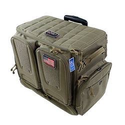GPS-T2112ROBT G Outdoors, Range Bag, Tactical Rolling, 10 Handguns, Tan