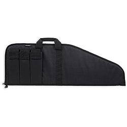 Bulldog Cases Pit Bull Tactical Scoped Rifle Case, Black with Black Trim, 38-Inch