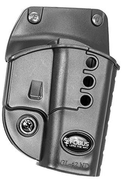 Fobus Belt Evolution Glck 42 / Kmbr Micro 9 Stainless, Micro 9 Crmsn Carry, Micro 9 Two-Tone, RH (GL42NDBH)