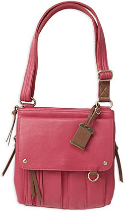 Bulldog BDP-036 Medium Cross Body Style Purse with Holster Pink (11" X 11" X 2")