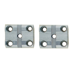 WEAVER Top Mount Silver Black Base Pair - Browning X-Bolt