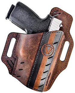 Versacarry Underground Premium Guardian OWB Holster, Formula 1, Water Buffalo Leather, UGF1BRN