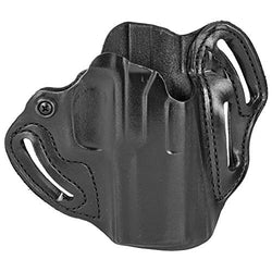Gunhide, 002, Speed Scabbard, Belt Holster, Fits SIG P250C/P320C/P320XCompact, Right Hand, Black Leather